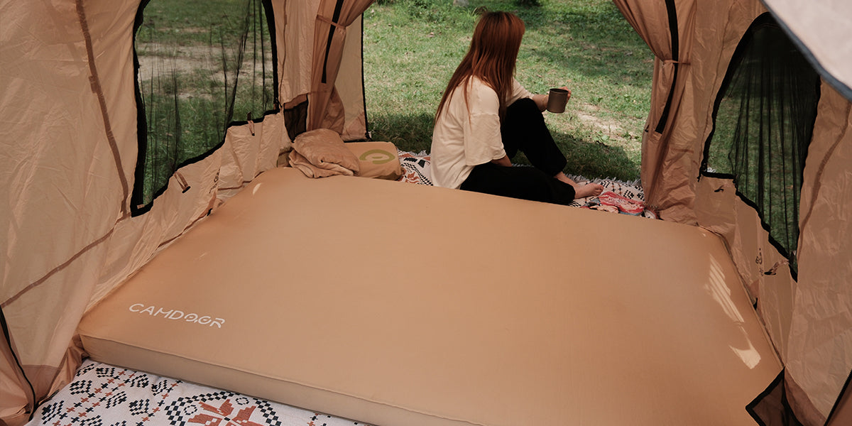 快適な野外睡眠のためのトップ5キャンピングマット