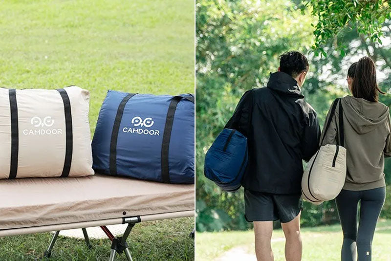 CAMDOOR「もっちり温」本音レビュー!新素材の人工ダウン寝袋の寝心地に感動