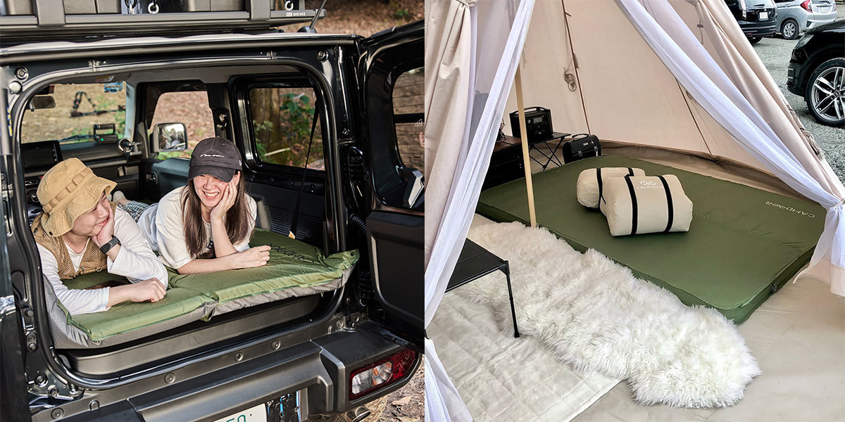 旅の快適さを変える、自動充気マットのすすめ