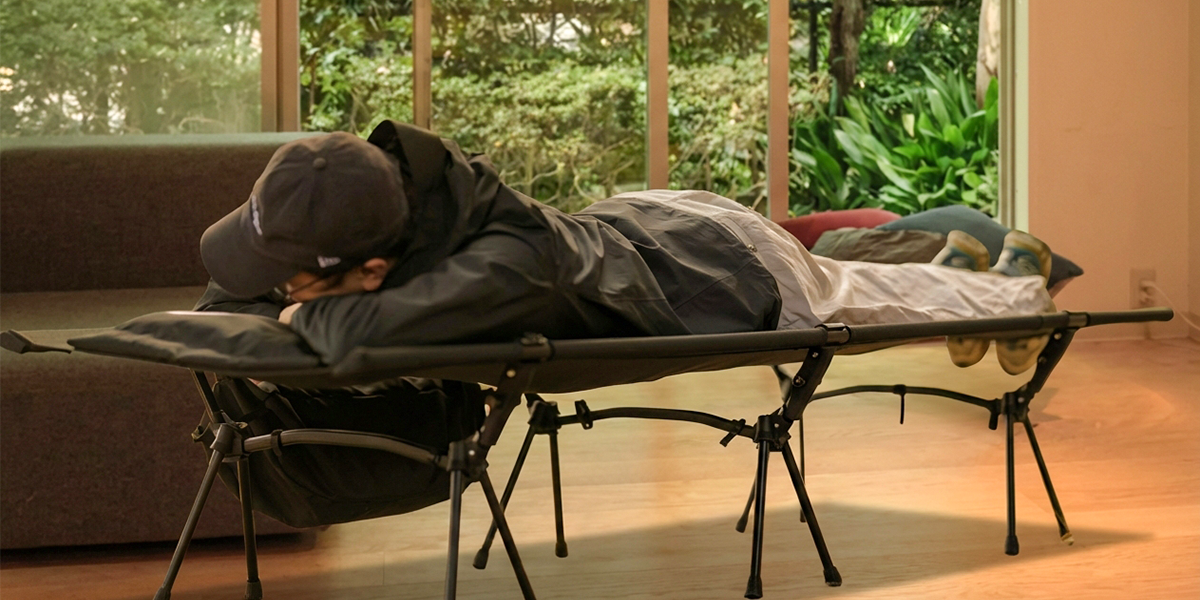 露営折りたたみベッドは家で使える?