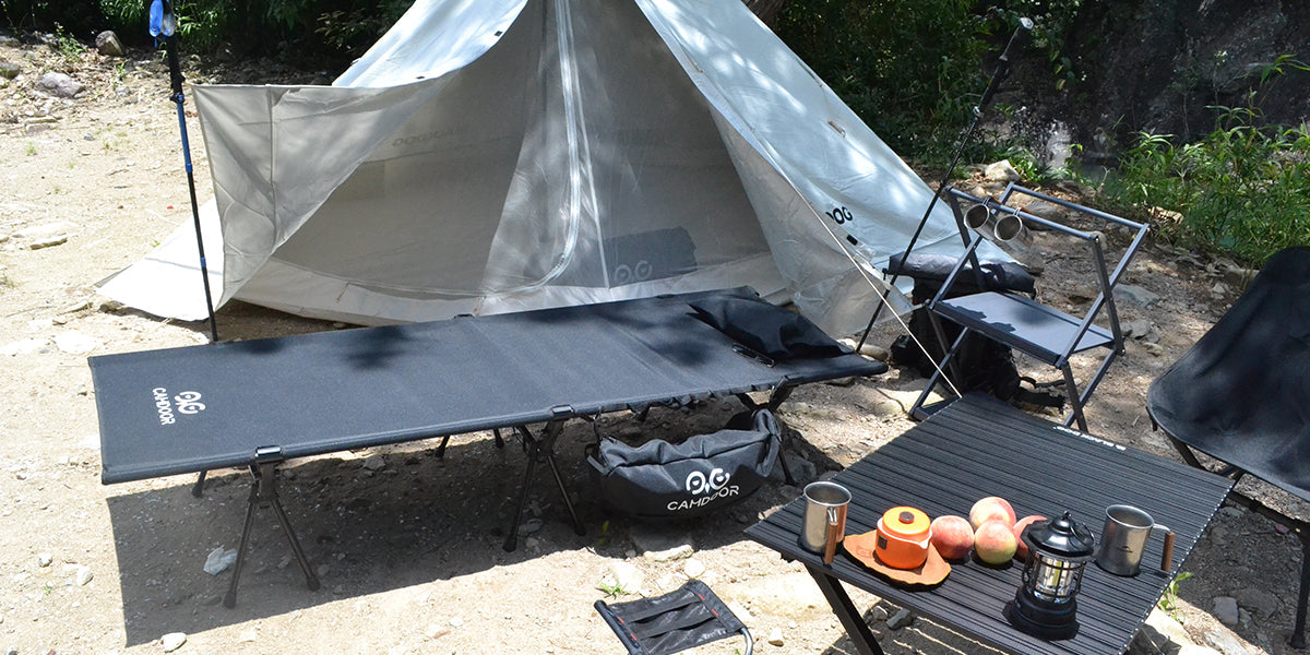朝までぐっすり眠れるキャンプ用ベッドの選び方