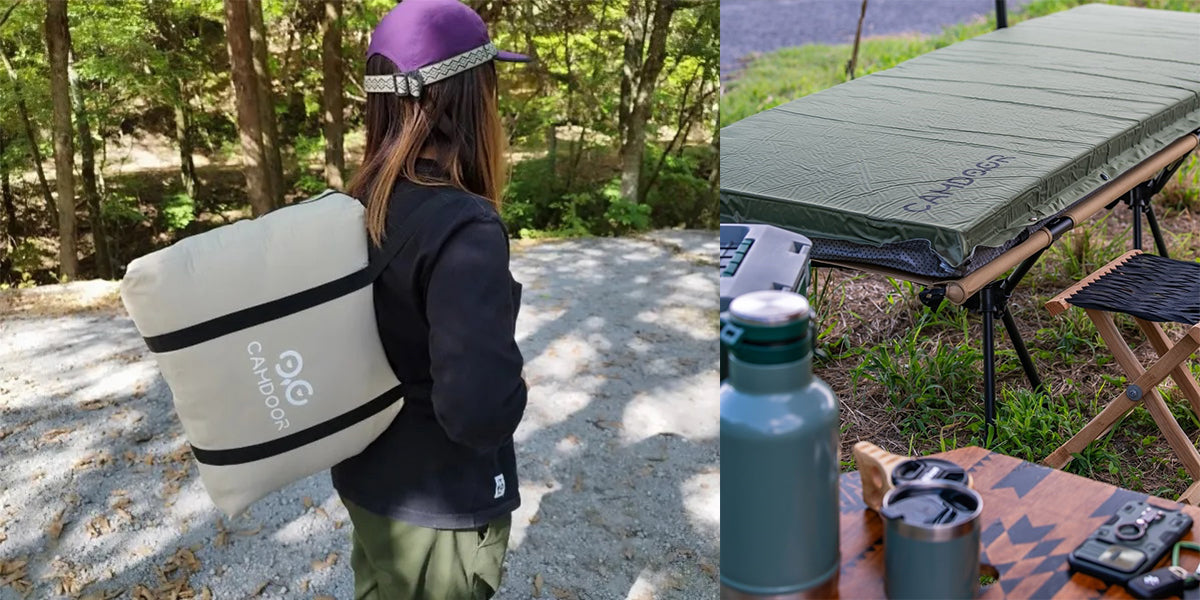 ソロキャンプに最適!快適な睡眠を叶える独自のキャンプマット選び