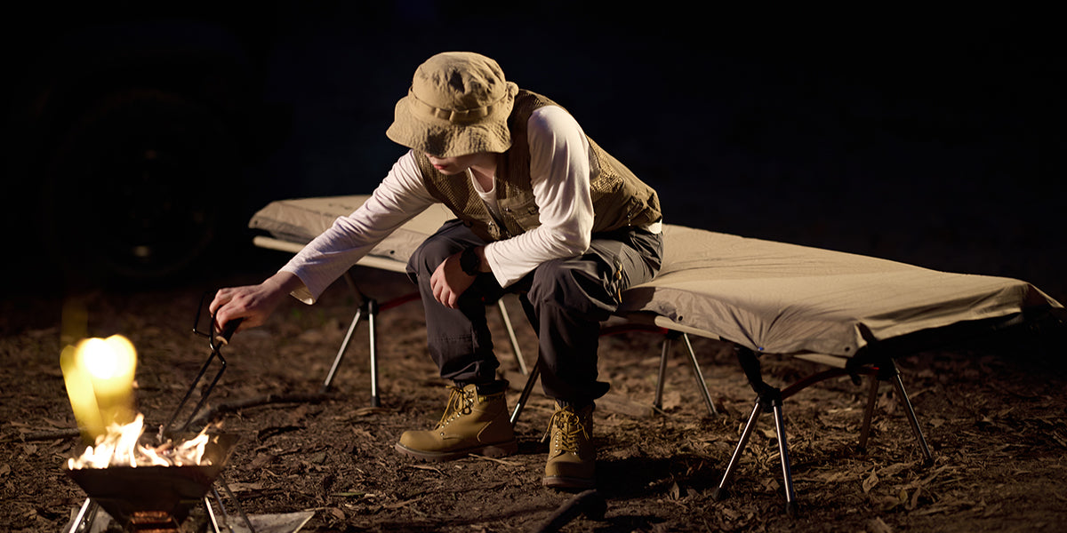 初夏の静けさを楽しむソロ時間──快適なキャンプには“地面との距離感”がカギ