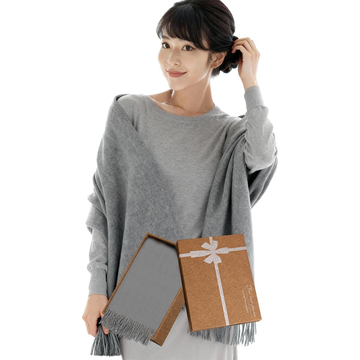 マフラー レディース 人気 カシミヤタッチ