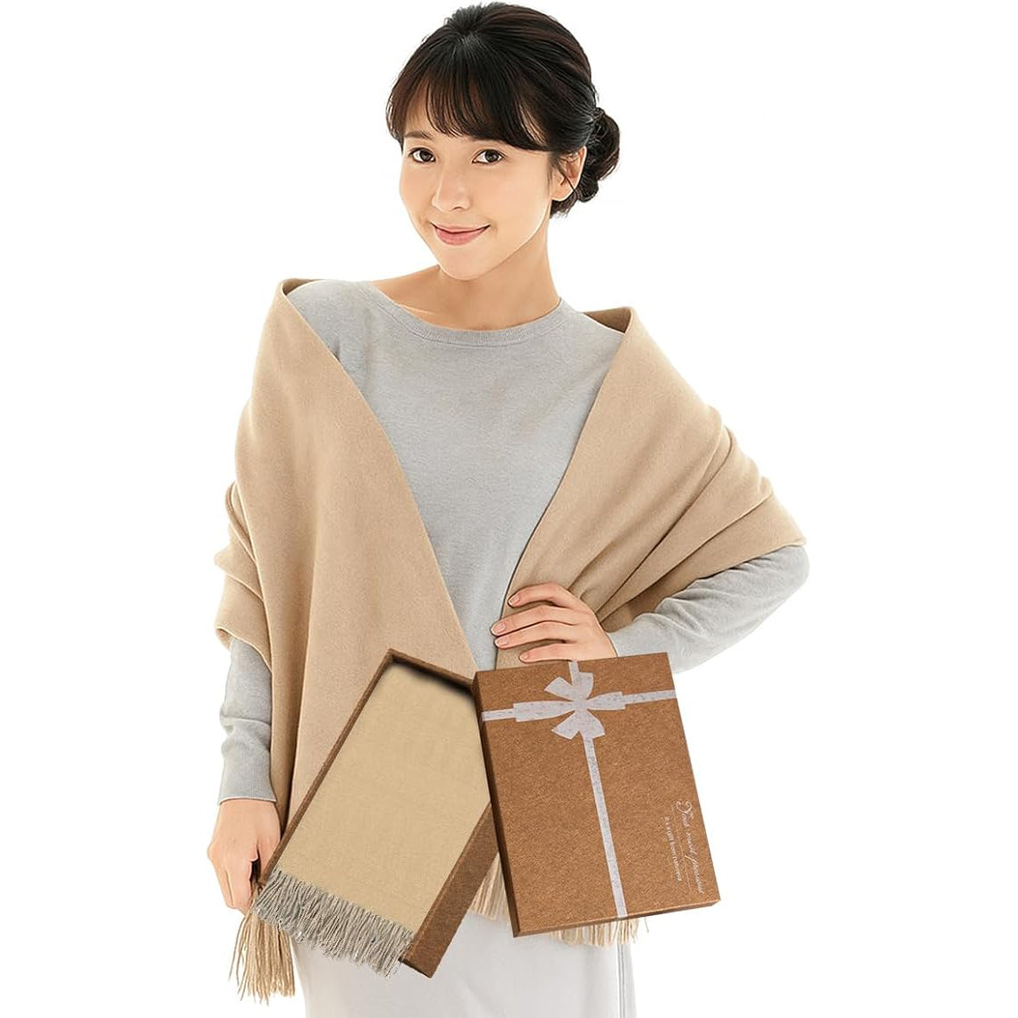 マフラー レディース 人気 カシミヤタッチ