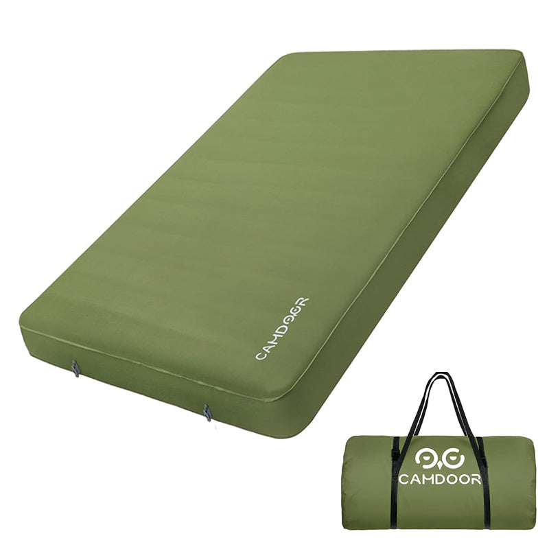 インフレーターマット DX 厚手10cm、ファミリー キャンプ、車中泊 マット【送料無料・1年保証】