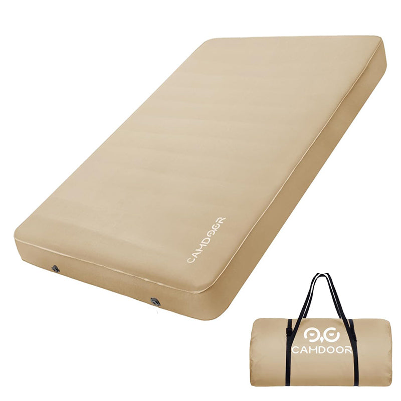 インフレーターマット DX 厚手10cm、ファミリー キャンプ、車中泊 マット【送料無料・1年保証】