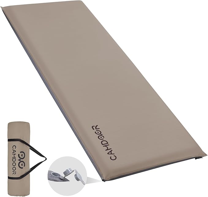 インフレ一タ一マットWIDE 超広幅75cm、ソロ キャンプ マット【送料無料・1年保証】