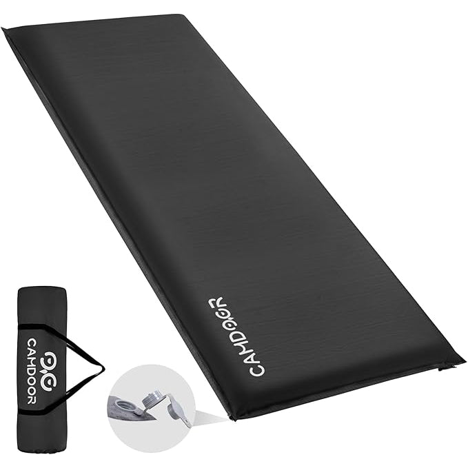 インフレ一タ一マットWIDE 超広幅75cm、ソロ キャンプ マット【送料無料・1年保証】