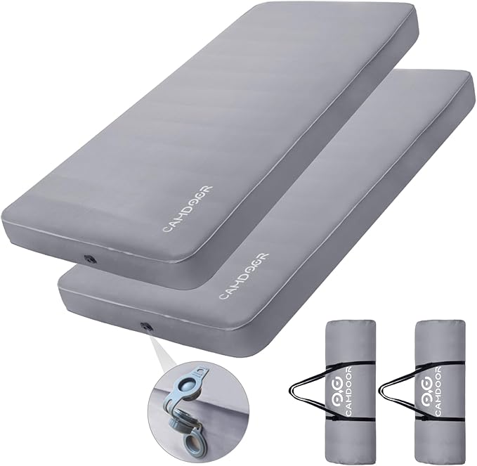 インフレーターマット DX 厚手10cm、ファミリー キャンプ、車中泊 マット【送料無料・1年保証】