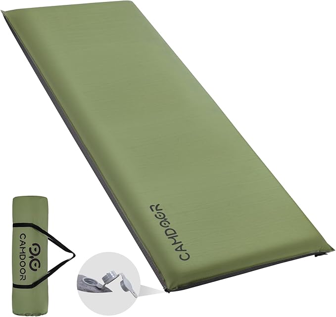 インフレ一タ一マットWIDE 超広幅75cm、ソロ キャンプ マット【送料無料・1年保証】