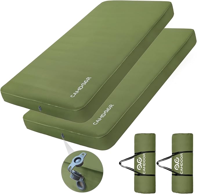 インフレーターマット DX 厚手10cm、ファミリー キャンプ、車中泊 マット【送料無料・1年保証】