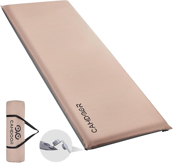 インフレ一タ一マットWIDE 超広幅75cm、ソロ キャンプ マット【送料無料・1年保証】