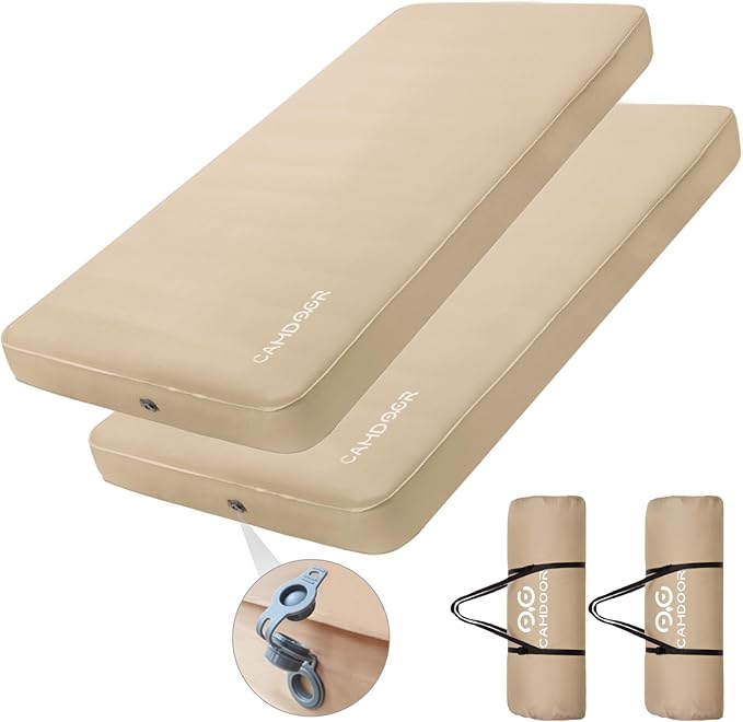 インフレーターマット DX 厚手10cm、ファミリー キャンプ、車中泊 マット【送料無料・1年保証】