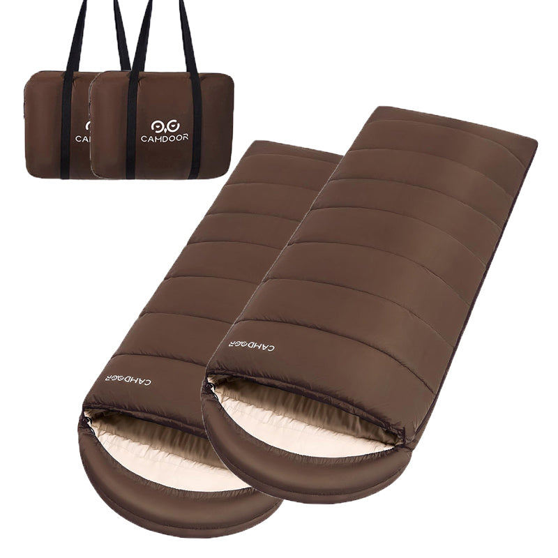 寝袋 もっちり温、人工ダウン シュラフ 封筒型、30秒收纳、-15℃~20℃耐寒【送料無料・1年保証】