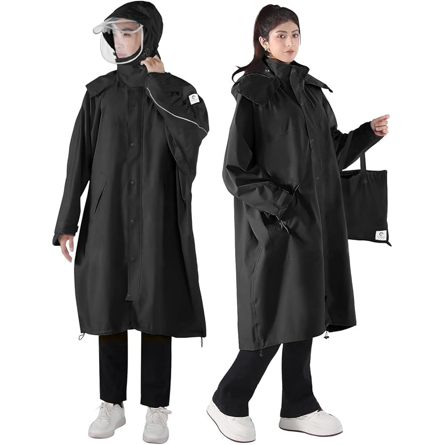 レインコート 自転車【軽量構造×TPU高耐水仕様】