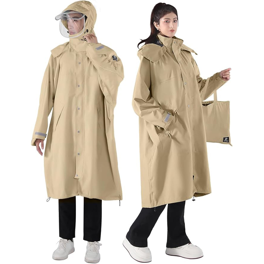 レインコート 自転車【軽量構造×TPU高耐水仕様】