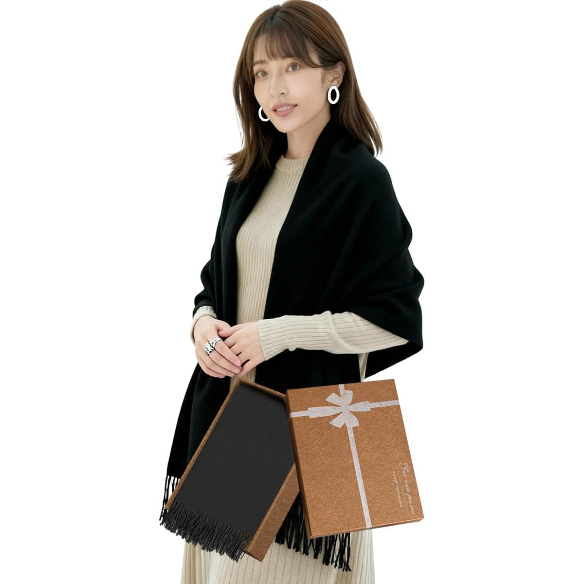 マフラー レディース 人気 カシミヤタッチ