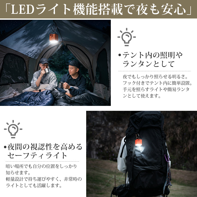 電動エアポンプ USB充電式 300L/分 超軽量 6ノズル LED搭載GIFT