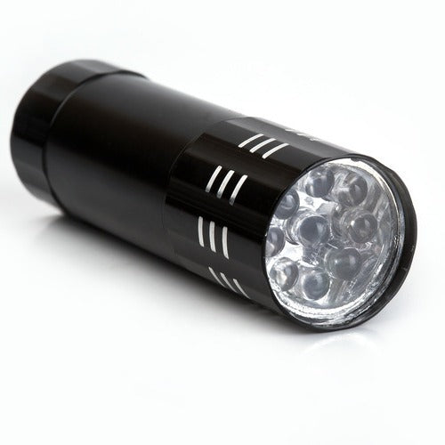 コンパクトアウトドアLED懐中電灯 9LED 強力ライト