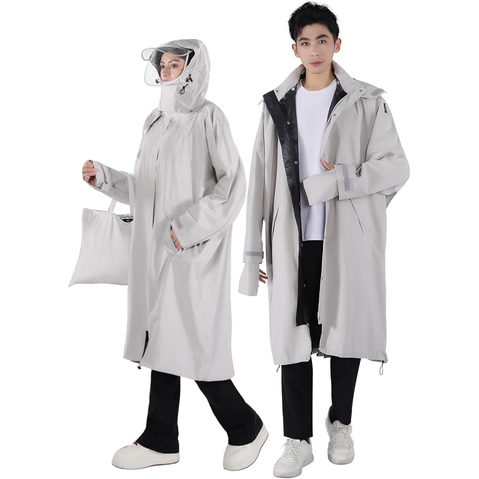 レインコート 自転車【軽量構造×TPU高耐水仕様】